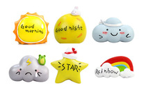 If zakka mini star weather sun moon home multi-meat flower pot decorations pendulum bonsai decorations