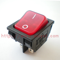 Imported boat-shaped switch power switch 32*25 panel RL four-leg red light 220V