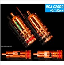 YARBO Germany Yabao RCA-020RC Red Copper RCA Plug Lotus Plug New