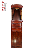 Haixin Buddha furniture Buddha hall supplies Shrines for tables Shenlou cabinet composite board Lotus lucky shrines 48 wide