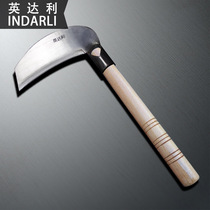 Indali L1 chrome steel small sickle outdoor farm tools cutting rice cutting wheat garden pruning knife fishing knife