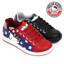 HELLO KITTY MIT TAIWAN US-style Style Stars Line Splicing Bicolor Leisure Board Shoes