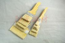 Pig hair brush oil painting short brush bristle brush brush plate brush shading brush oil brush No. 0 12
