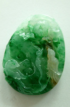 Nanyang Dushan Jade Magpie wishful pendant single Jade Rong Hua rich pendant Dushan Jade Best double happiness door pendant