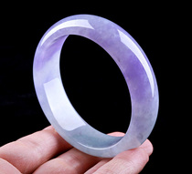 Ice Violet natural Burmese jade bracelet women old pit jade bracelet spring color high-grade jade bracelet