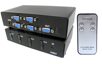 VGA-401 (4-mouth VGA switcher) VGA switcher 4 in 1 out VGA switcher with remote control
