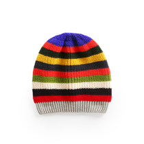 Baby hat autumn 0-3-6-9 months baby knitted wool hat 1 year old newborn round hat spring and autumn tire cap