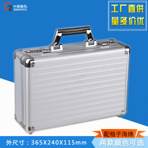 Password lock aluminum alloy tool box suitcase multifunctional instrument storage box small and medium safe display box