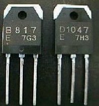 Dismantling machine High power sound power amplifier B817 B817 D1047 2SB817 2SD1047 pair 2 2 Yuan