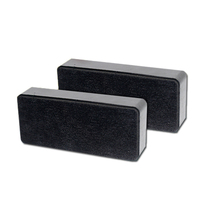 Deli whiteboard eraser 7834 eraser cloth surface incognito portable blackboard painting eraser Conference supplies four