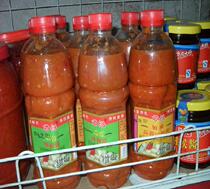 Currant chilli sauce pickled pasta with hot pot kitchen seasoning garlic sauce and spicy two