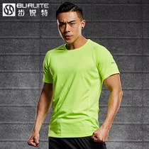 Quick-drying sports quick-drying t-shirt mens short-sleeved outdoor breathable summer loose quick-drying mens sports t-shirt running shirt