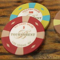 (Idle Fun Workshop) JB127 Ceramic hand feel adhesive film chips Texas poker
