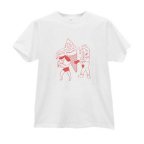 (NIANS) exclusive Cone brothers short sleeve couple cotton T-shirt