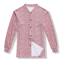  Middle-aged and elderly womens cardigan pure cotton autumn clothes cardigan plus fat increase single-piece elderly placket open underwear