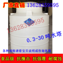 Plastic water tower PE water tower 300L 30 tons of new products large reservoir tank with drinking water tank