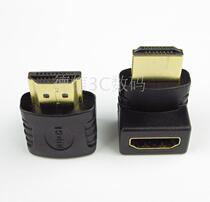 Standard high quality HDMI 270 degree right angle elbow male to female V1 4 support 3D HDMI gold plated adapter