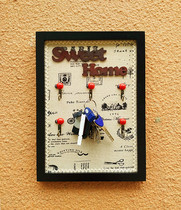 Eurostyle Xuanguan hood Hood Holder Key Hook Creative Wooden Hung Hanger Restaurant Bedroom Wall Surface Practical Wall Hook