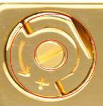  French Dupont original accessories Flame adjustment knob Langsheng machine accessories