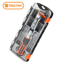TUOWEI TACTIX 19-piece hand-pressed semi-automatic screwdriver Drill set Semi-automatic screwdriver