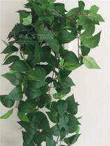 High-grade simulation Green Vine Vine simulation plant wall matching high-grade green plant wall hanging simulation Vine Changchun leaves