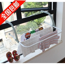 Foldable towel rack metal towel rack bathroom bathroom hardware pendant multi-purpose drying rack