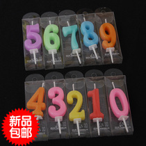 Big promotion birthday surprise digital candles 0~9 exported to South Korea high-end birthday cake candle decoration batch