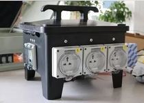 Industrial waterproof combination socket box explosion-proof power supply lighting distribution box engineering portable mobile yellow access box