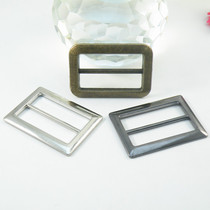 Metal three-stop button windbreaker belt button strap Japanese buckle ring shoes luggage 2-5cm three-stop button