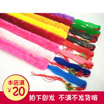Guzheng brush cleaning brush Guzheng piano brush gray brush Plastic handle lengthened fluff does not fall hair