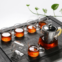 Tea pot Black tea set Glass ceramic filter binaural tea maker Kung Fu Tea pot Flower tea maker