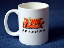 Old Friend Notes Perimeter Cozy Hand-painted Sofa Logo Pure White Mark Cup Can Be customized