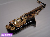 American imported saxophone alto professional black gold E-tune alto saxophone wind pipe high-end musical instrument