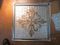 Mocha TV background Sandstone background European home decoration three-dimensional background wall Shell screen relief