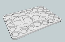 Wheat heterogeneous workshop warmachine pp Warhammer 40K tray transition storage Display