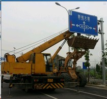 Traffic sign pole Sign accessories Road bench pillar F pole Hot galvanized steel pipe Cantilever rod pipe