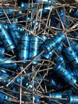 Antique Dutch BIANCHI Philips 385v 350V1UF Axial Fever Filter Aluminum Electrolytic Capacitor