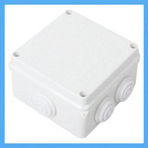 100*100 * 70mm waterproof junction box with rubber plug IP55 hole casing plastic junction box