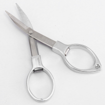 Travel folding scissors portable scissors mini fingernail stainless steel telescopic scissors