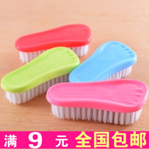 2003 Cute Foot Girl Multipurpose Cleaning Brush Sub Color Soft Hair Laundry Brush Wash Shoe Brushed Washbasin Brush