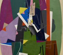 YC502 (France) George Vomiri (Georges Valmier) Abstract Painting Gallery