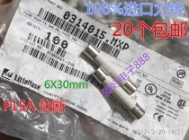 Imported Lite ceramic fuse tube 314 fast fuse F15A 6X30 fast fuse 6X32 0314015 MXP