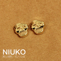 NIUKO clothing accessories metal gold coat buckle skull button fashion personality friend button button