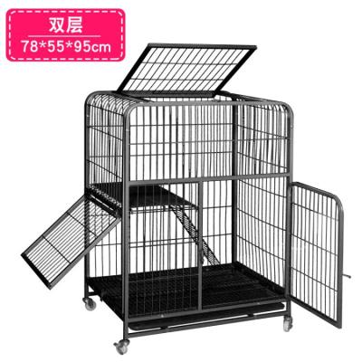 Cat cat cage double-layer Space supplies many cats thick small cat cage cat Japanese cat climbing tree large villa