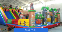 High precision spray pattern Bouncy castle trampoline childrens paradise air mold inflatable toy slide amusement equipment