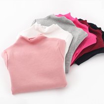 (Clearance does not return) girls base shirt Spring and Autumn long sleeve Children Baby Cotton Wood ear top shirt T-shirt