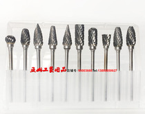 2 35mm handle diameter tungsten steel rotary filing woodworking engraving tool bit wood engraving knife wolf tooth filing grinding head