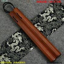 Practice training stick strike wooden rope octagonal South American red sandalwood actual battle nunchaku nunchaku