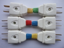 Anti-drop 10A two-pole plug two-level item two-pin flat rotatable wire connection engineering multi-purpose power rotating socket