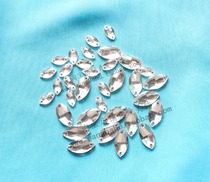 White horse eye crystal glass hand seam drill 6*12 mm9 * 18mm hole stick stick Diamond sweater snow boot stick drill